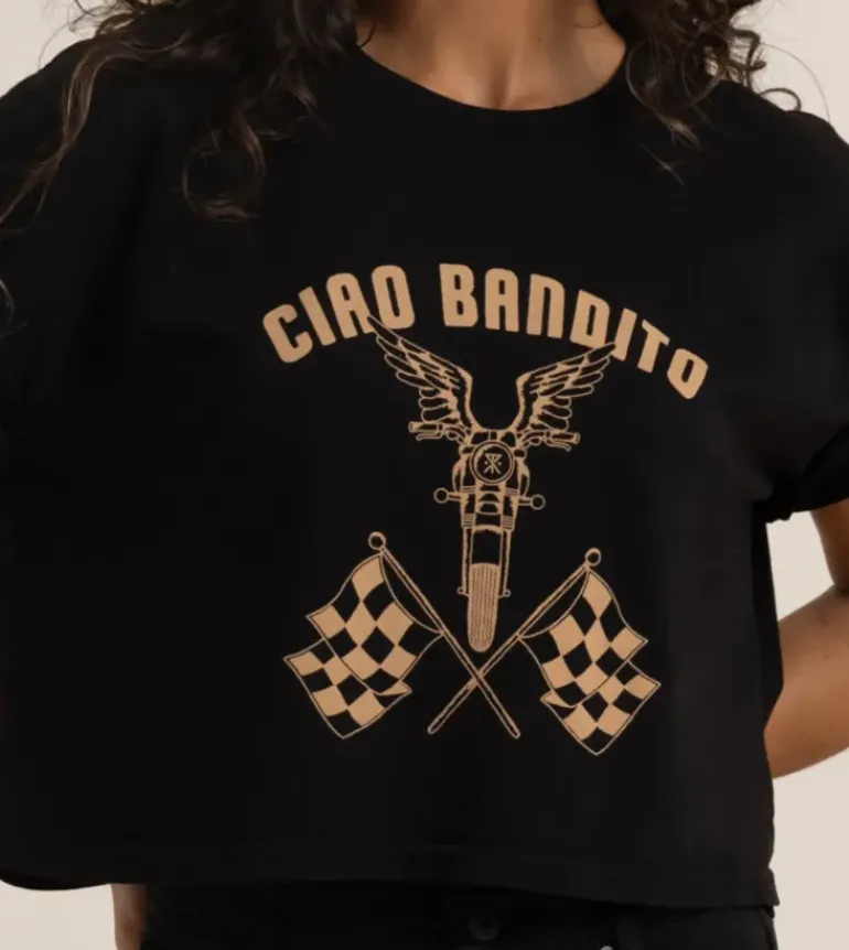 Ciao Bandito Cropped Boxy Premium Tee
