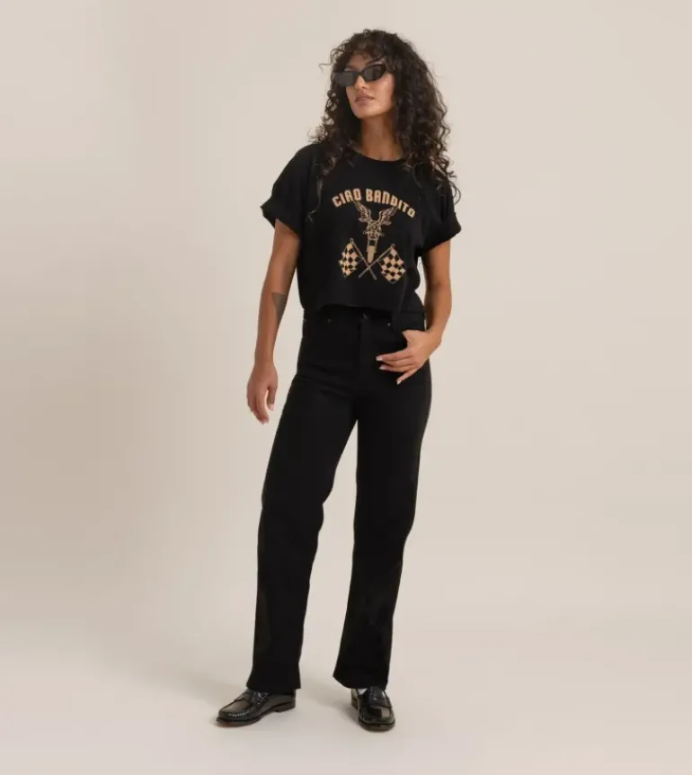 Ciao Bandito Cropped Boxy Premium Tee